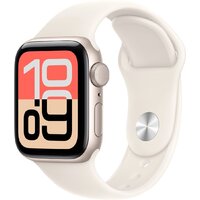 Apple Watch SE 3 40 мм (алюминиевый корпус, звездный свет/звездный свет, спортивный силиконовый ремешок S/M) Image #1