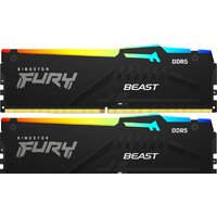 Kingston FURY Beast RGB 2x32ГБ DDR5 5600 МГц KF556C40BBAK2-64
