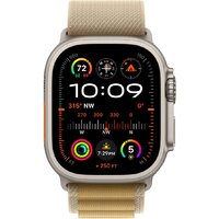 Apple Watch Ultra 2 LTE 49 мм (титановый корпус, титановый/бежевый, ремешок из полиэстера S) Image #2